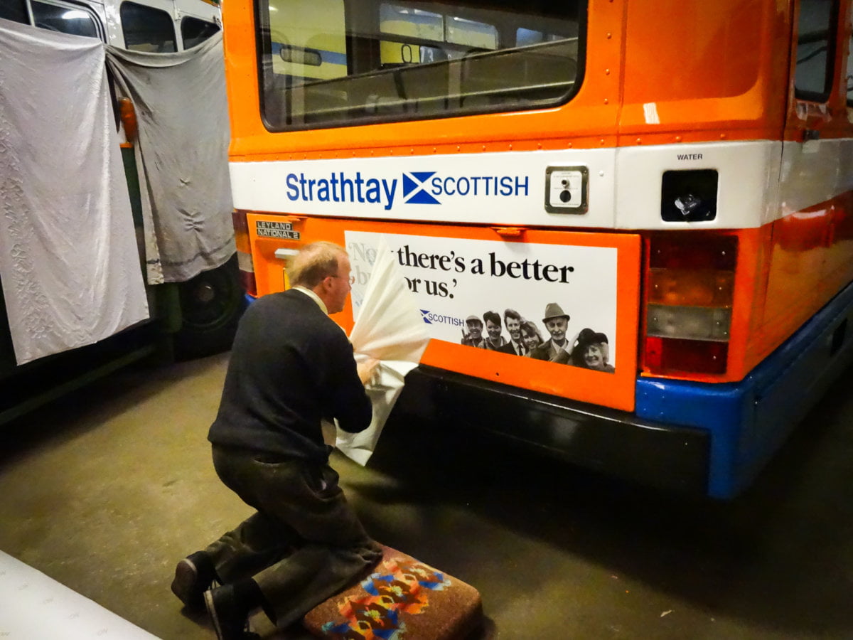 Bus lettering Dundee