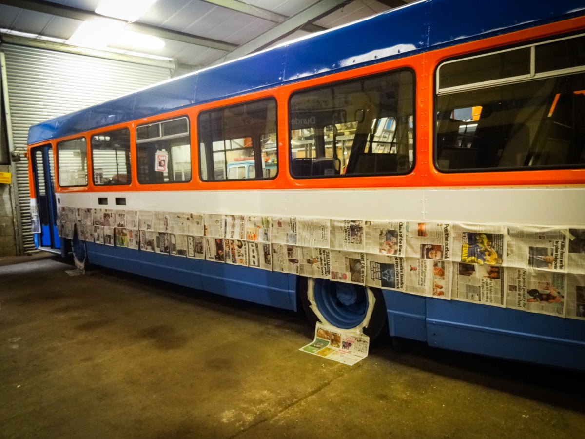 Bus painting in Arbroath