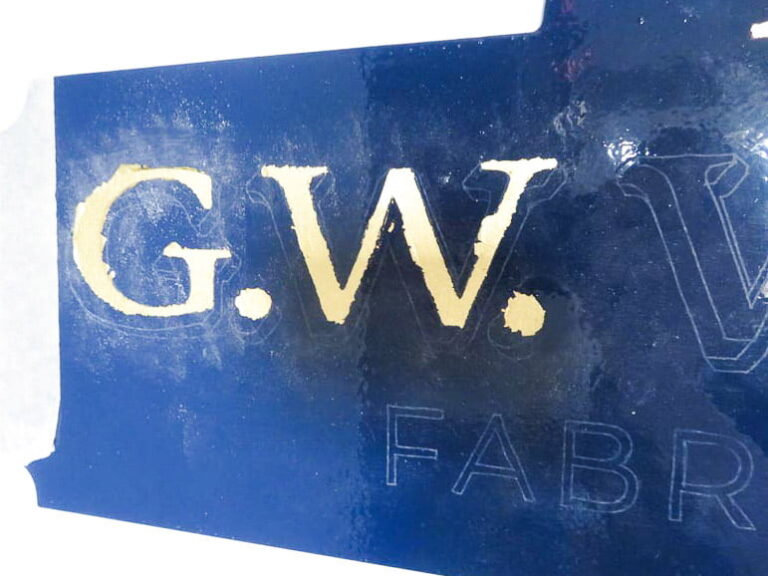 Learn how to hand paint gold leaf lettering Robertsign