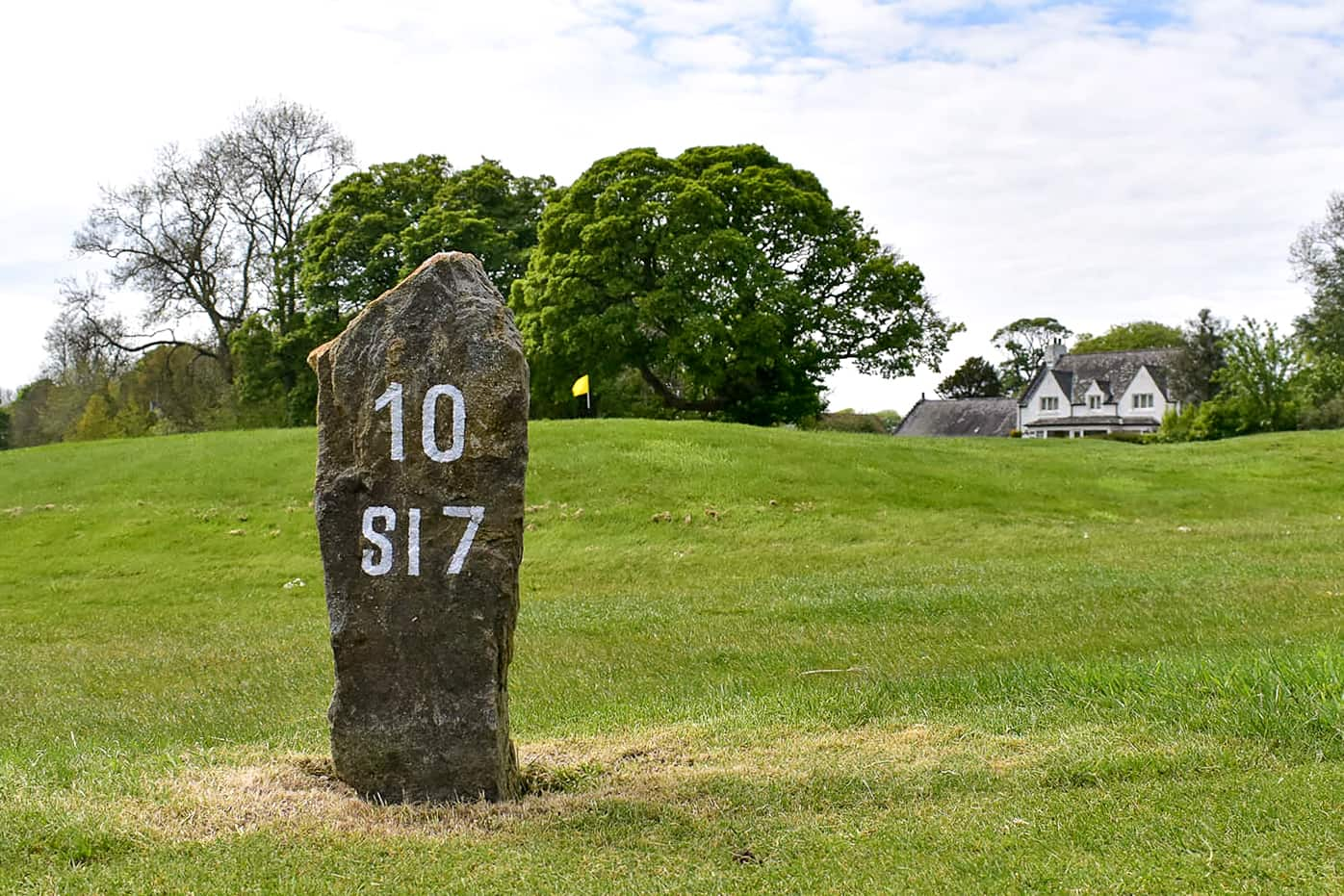 Golf course tee signs