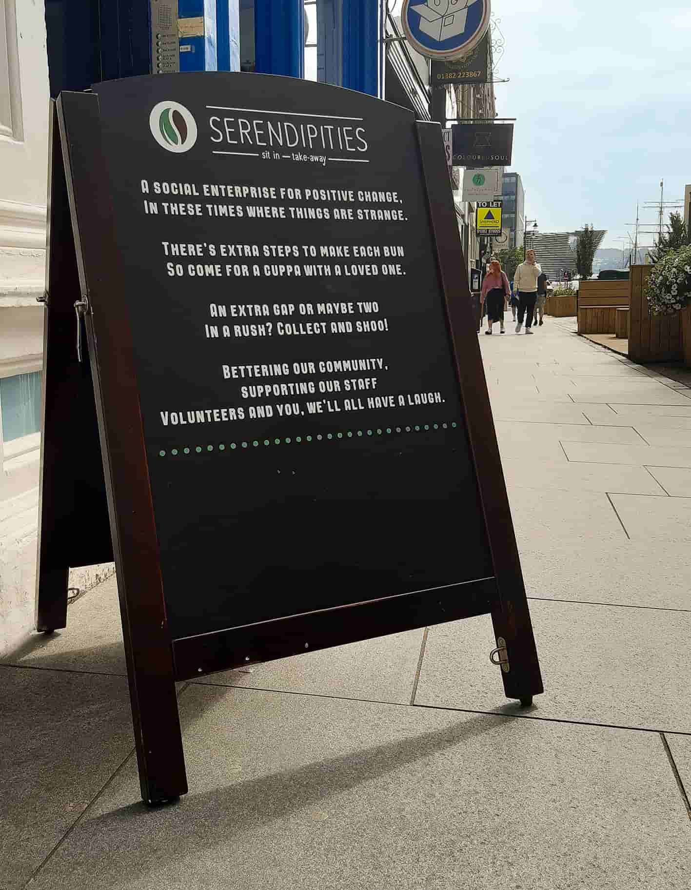 Pavement signs Dundee