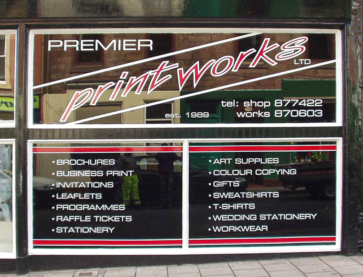 Window graphics Arbroath