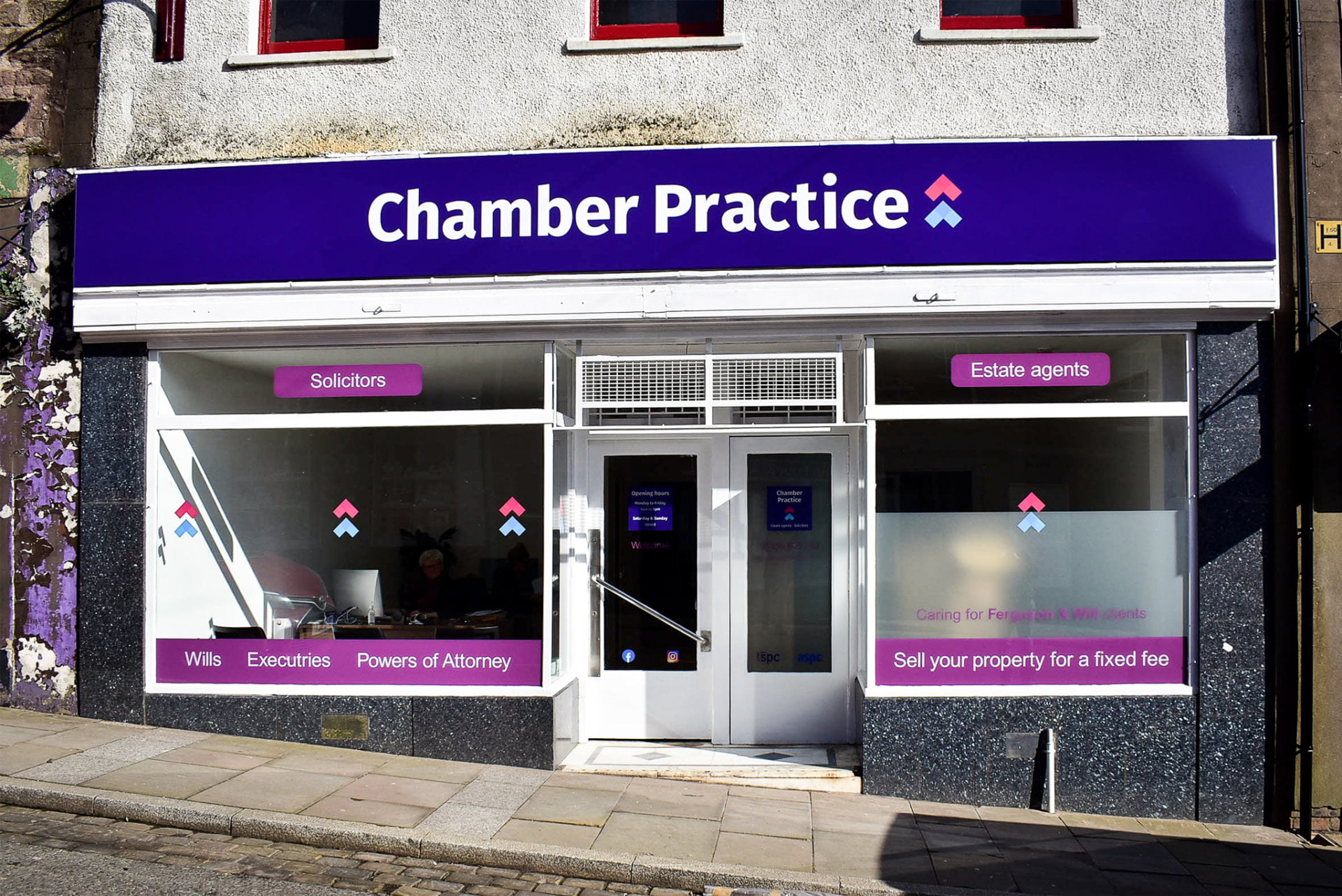 Shop signs Brechin