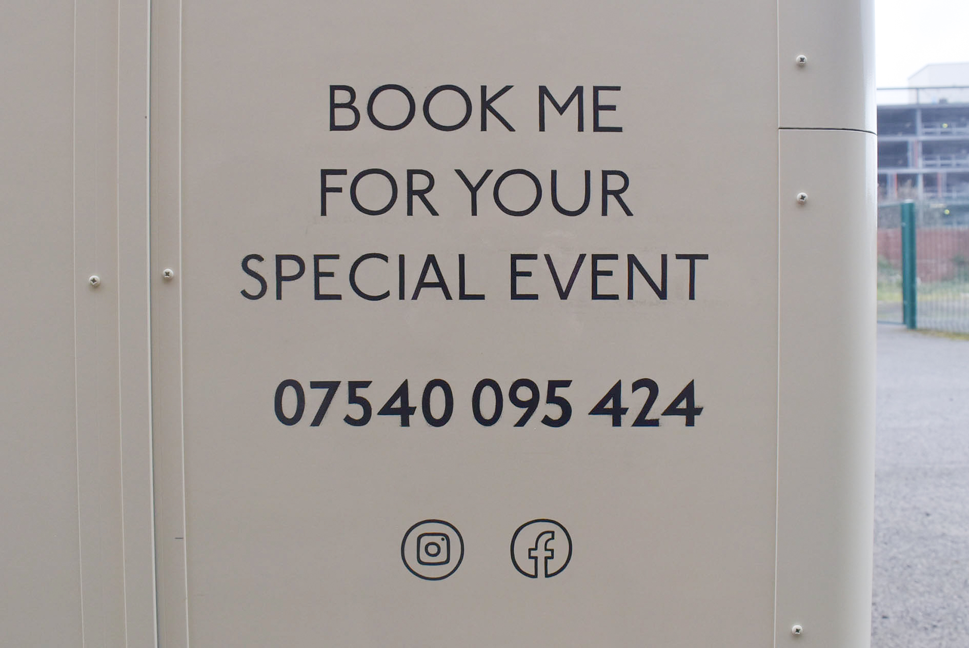 Hand painted van lettering in Dundee