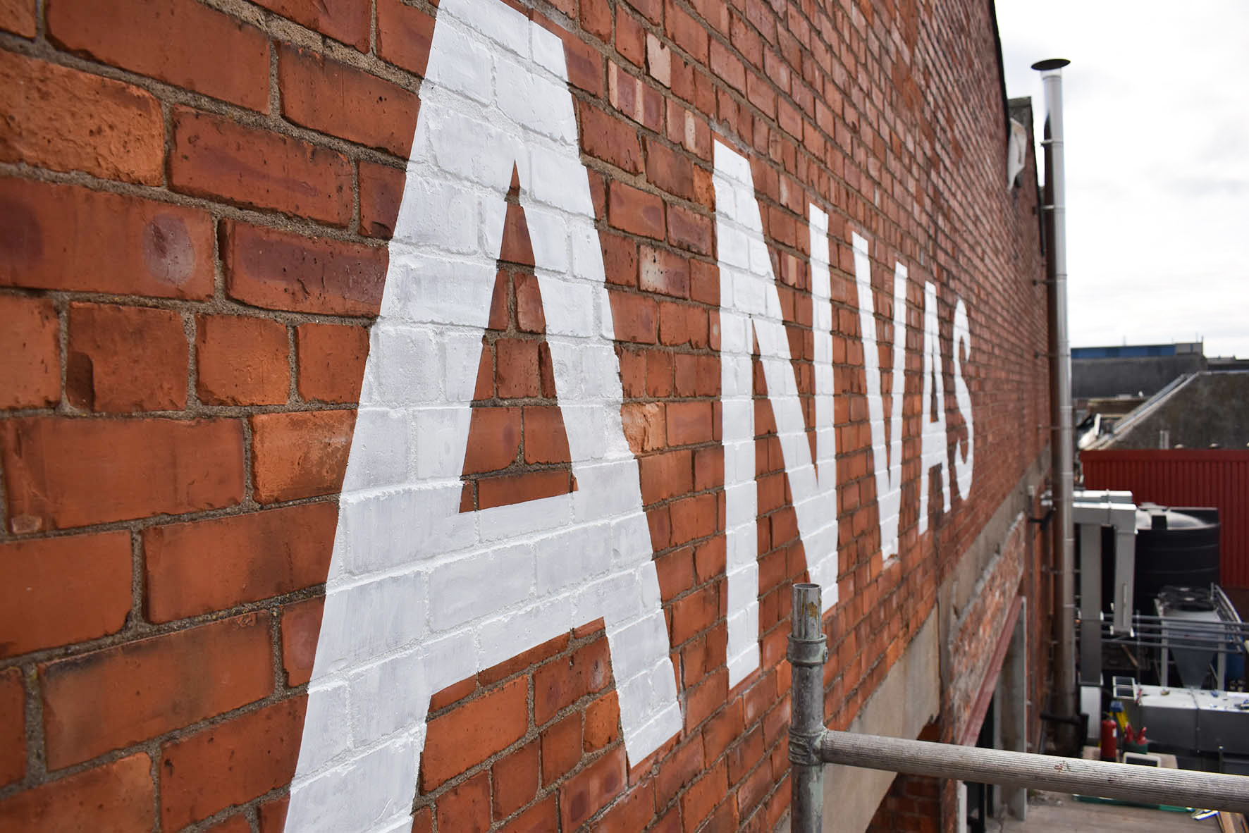 Large painted letters for businesses in Dundee