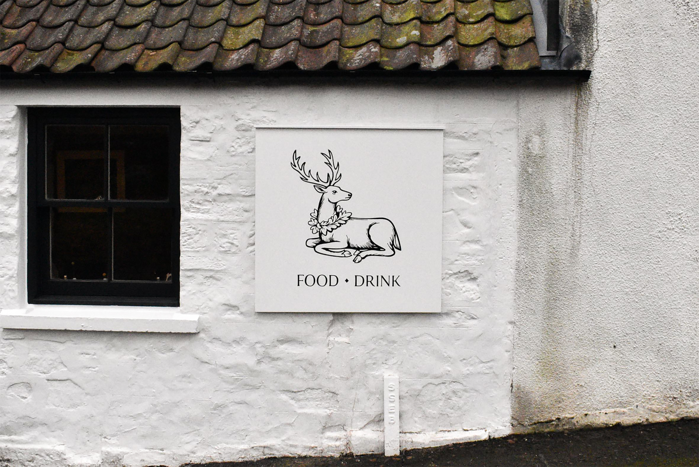 Hand made signs Falkland