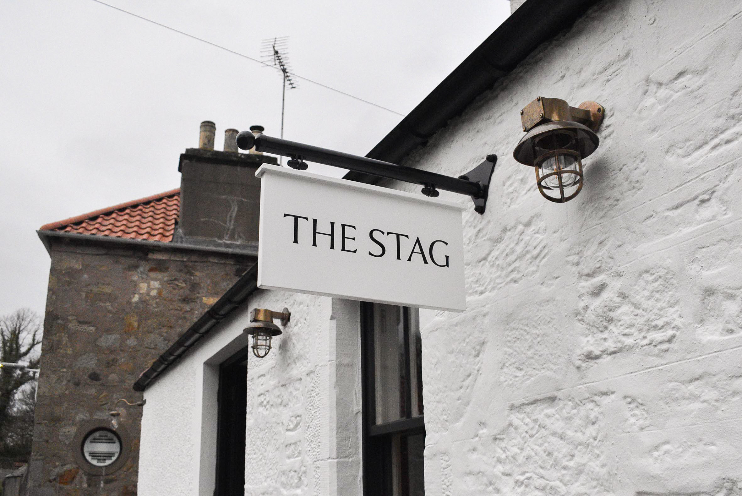 Projecting sign Falkland