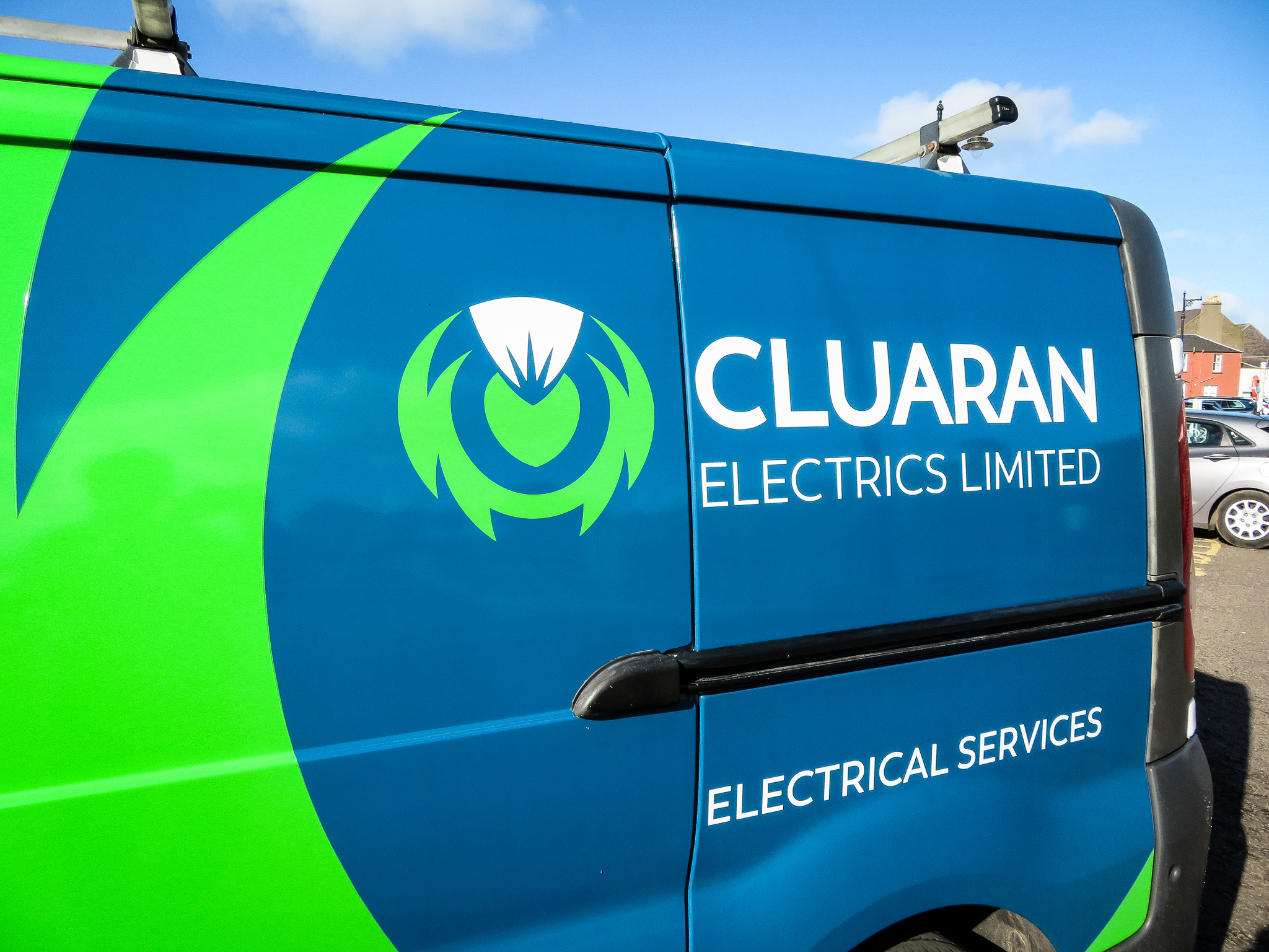 Van livery in Broughty Ferry