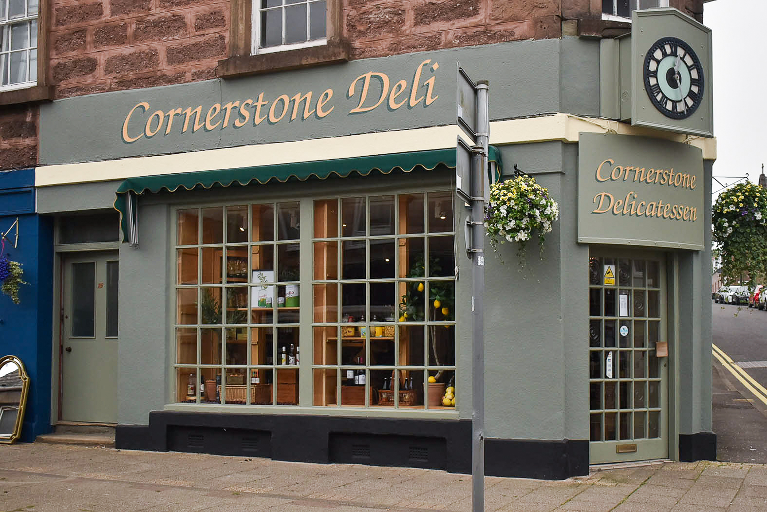 Painted signs for shops in Perthshire