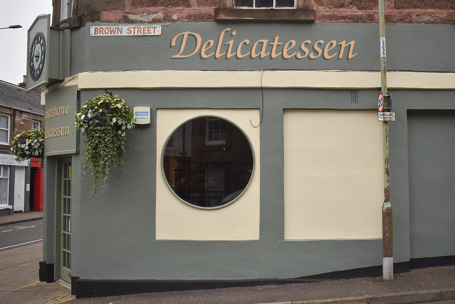 Shop fascia signs in Perthsire