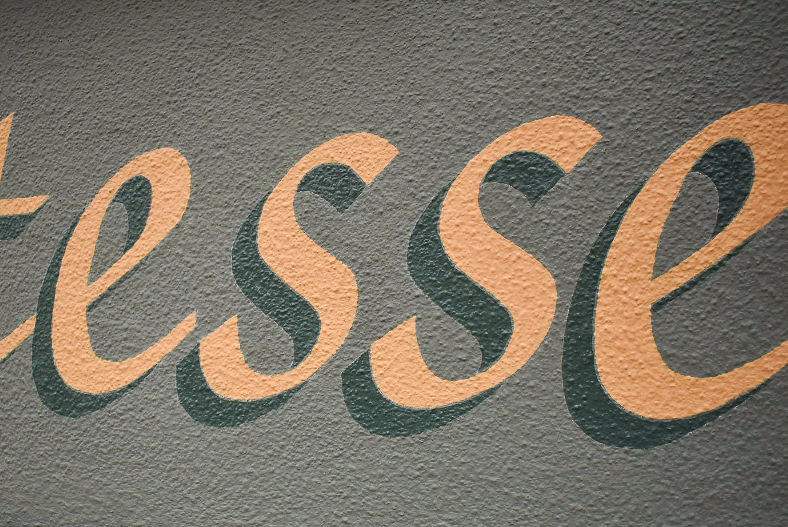 Signs painted by hand in north east Scotland